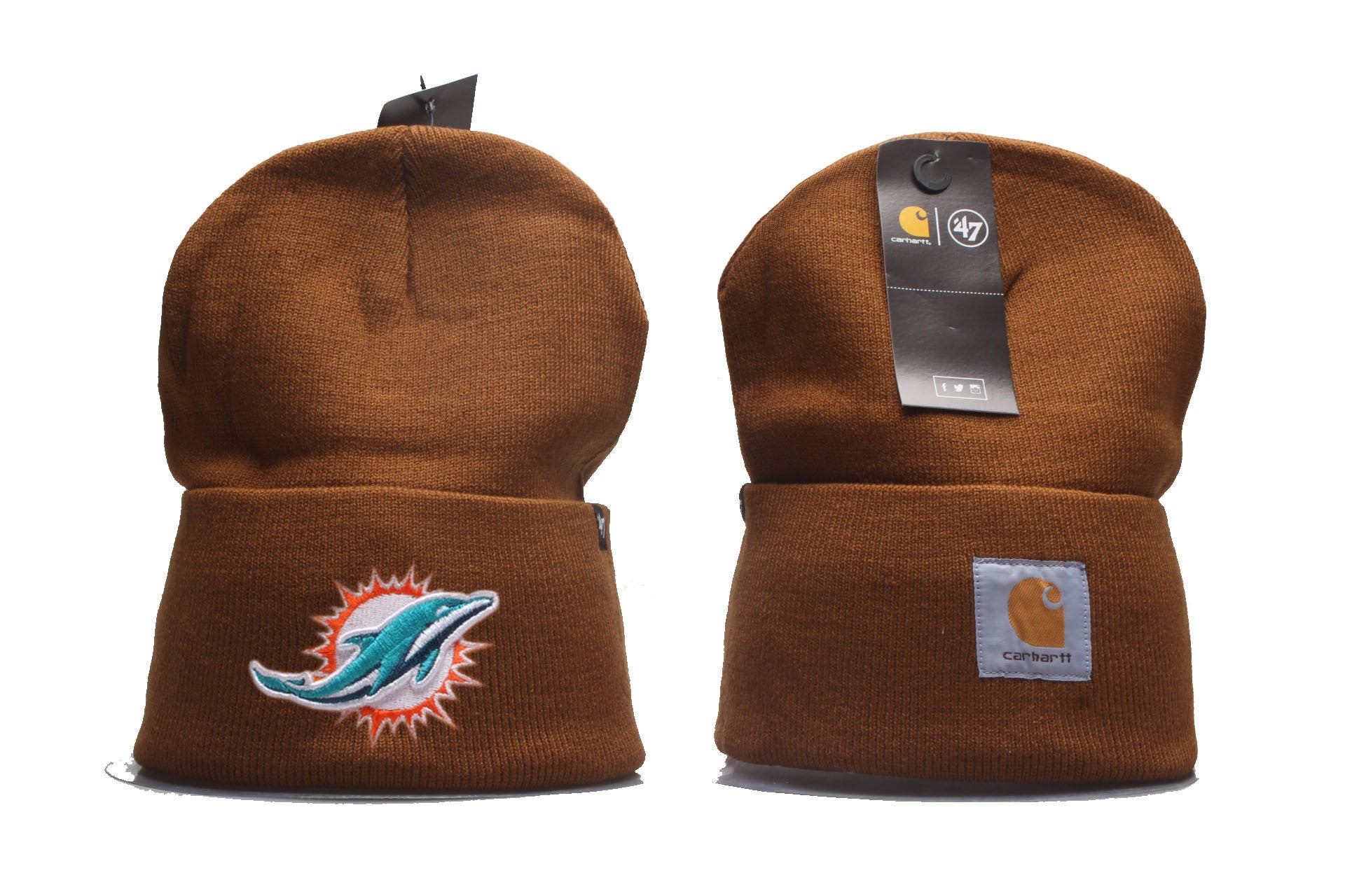 Carhartt 47' Embroidered Miami Dolphins Unisex Adult Beanie