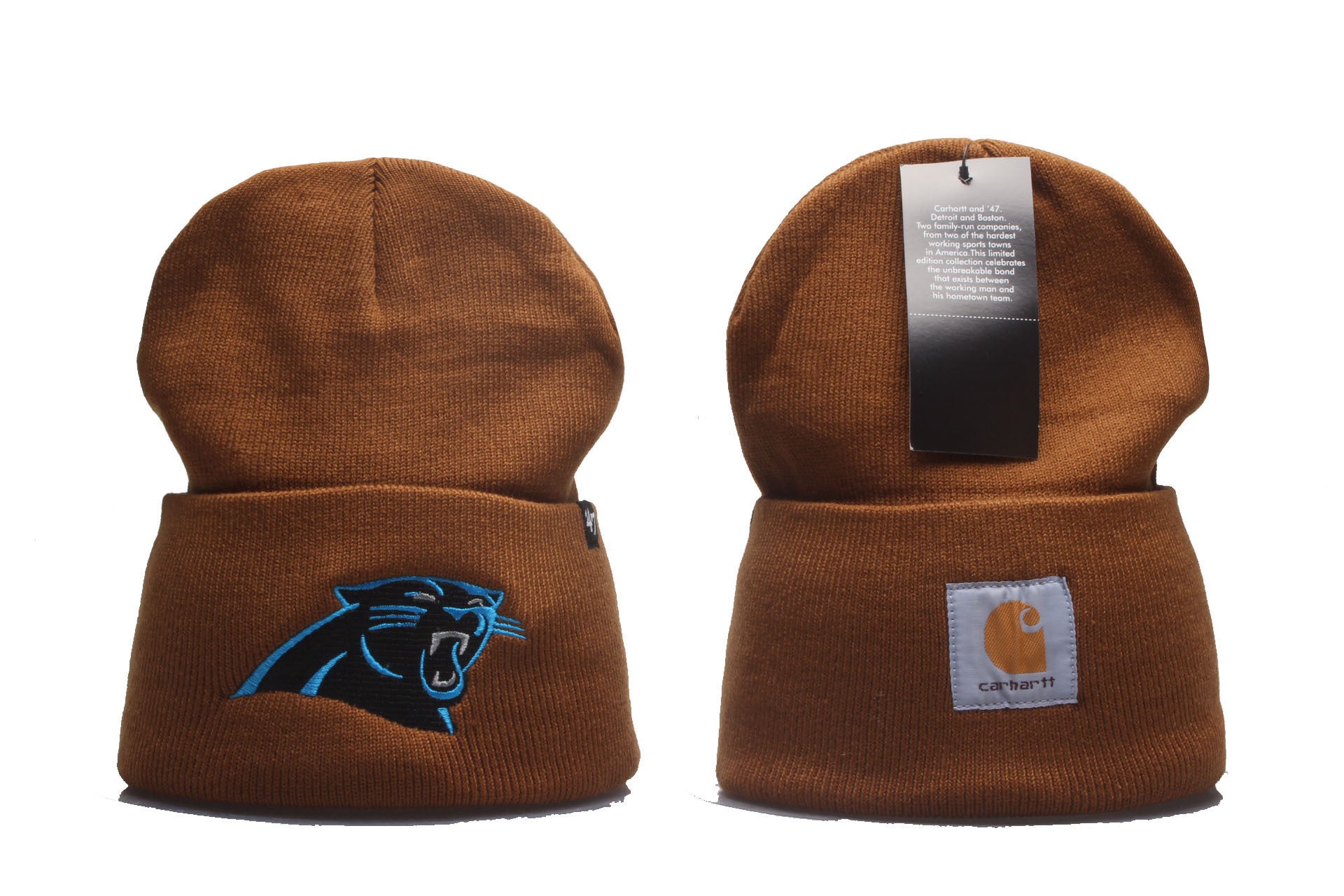 Carhartt 47' Embroidered Carolina Panthers Unisex Adult Beanie