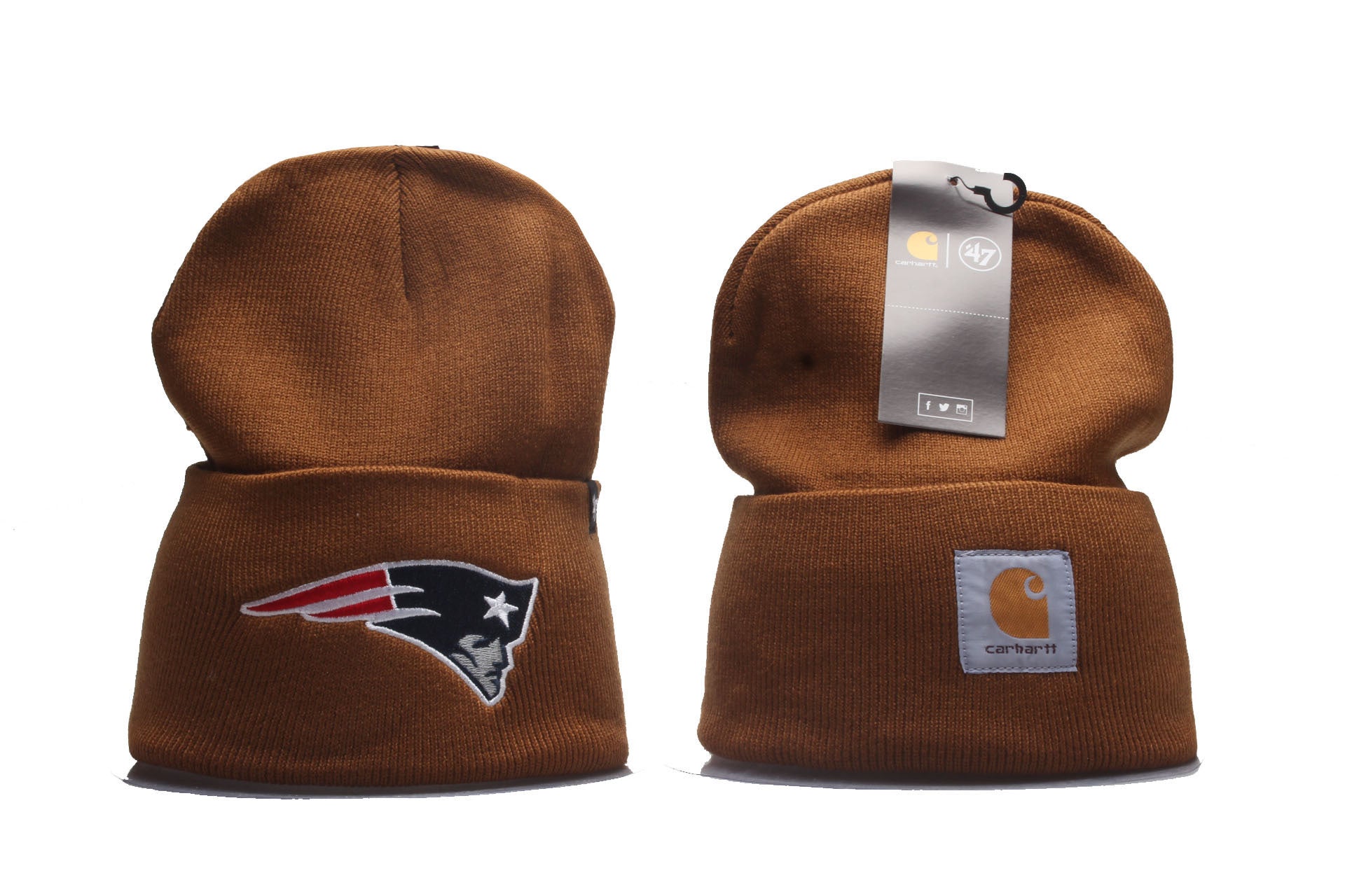 Carhartt 47' Embroidered New England Patriots Unisex Adult Beanie